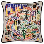 Chicago City Pillow<br> by catstudio